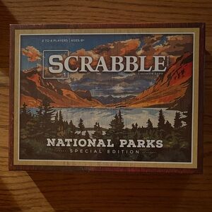 NEW National Parks Special Edition Scrabble board game